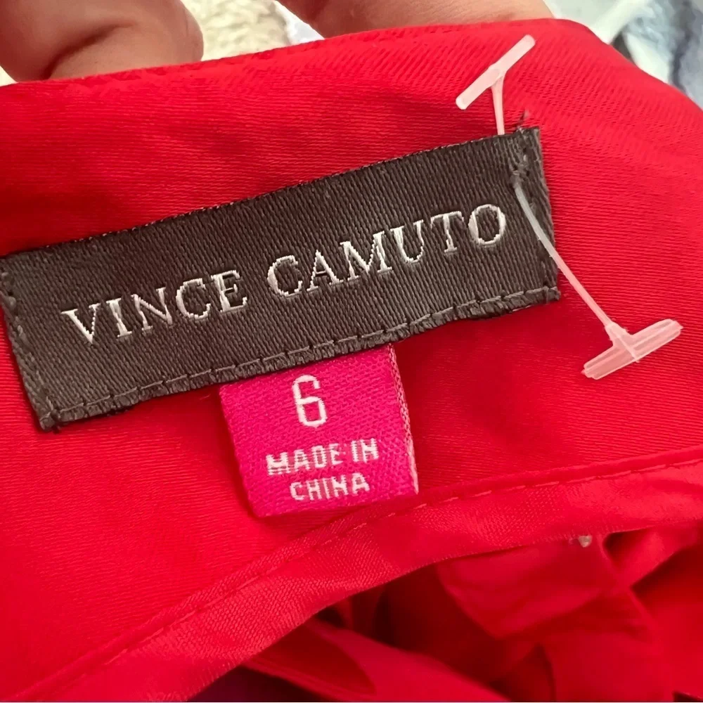 NEW Vince Camuto Red Pants size 6 NWOT